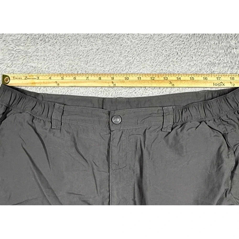 THE NORTH FACE‎ MENS GRAY RIPSTOP NYLON CARGO SHORTS  HIKING OUTDOOR CAMP 36